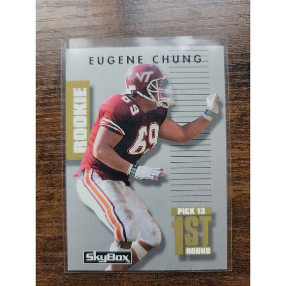 Eugene Chung 1992 Skybox Primetime no. 296 - Rookie - NFL - Fresh Pull - Picture 1 of 2